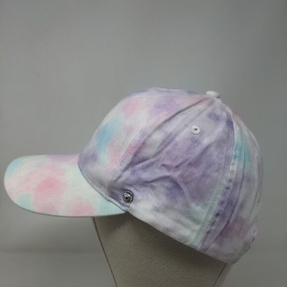 Unbranded Slideback Hat Multicolor One Size Adjustable Tie Dye Blank Cotton - Picture 3 of 8